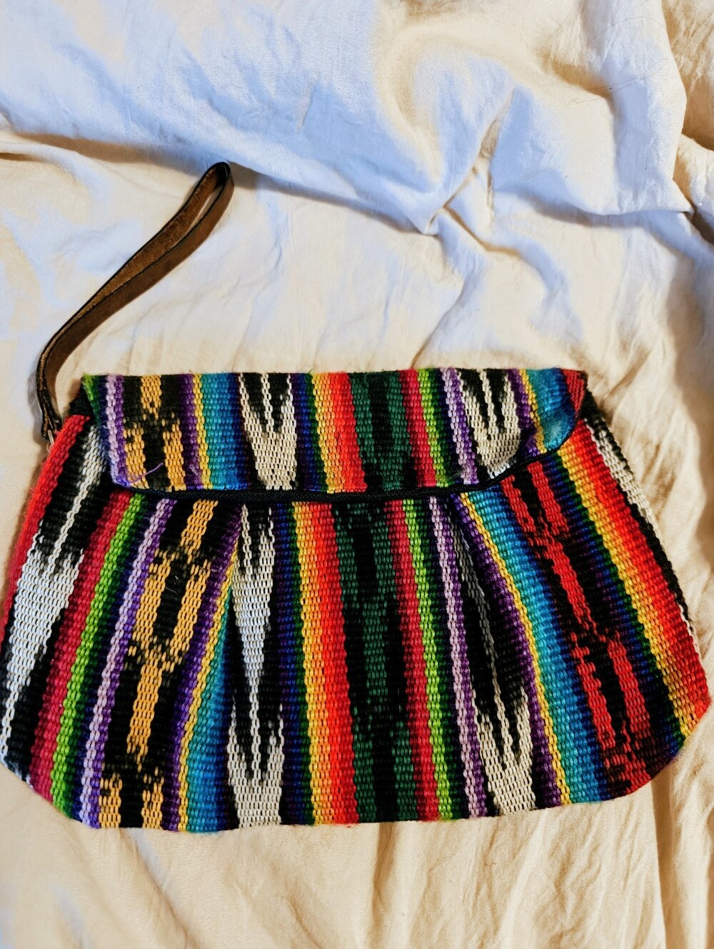 Multicolor Woven Wristlet Clutch - Women's Handbag